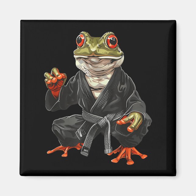 Íman Jiu-Jitsu Toad MMA Kickboxing Artes Marciais (Frente)