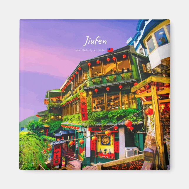 Íman Jiufen, Taiwan - Antiga Casa de Chá (Frente)