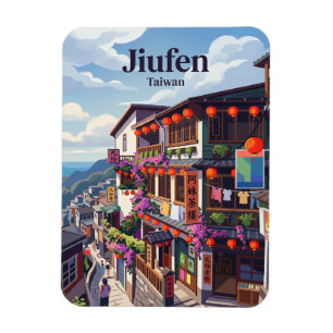 Íman Jiufen Taiwan não precisa ser traduzido, pois "Jiu