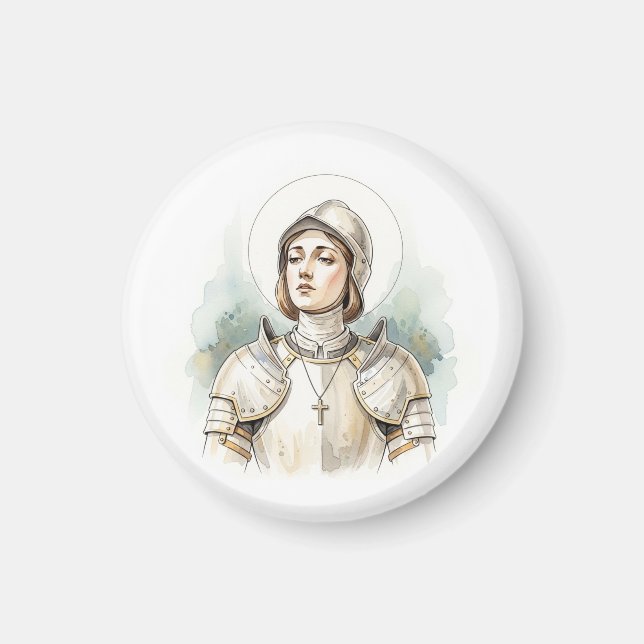 Íman Joan of Arc , Catholic Gifts (Frente)