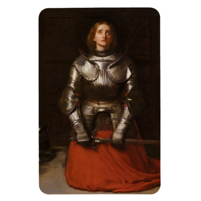 Íman Joan of Arc (por John Everett Millais) (Vertical)