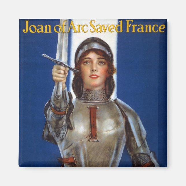 Íman Joana d'Arc French Heroine Knight National Hero (Frente)