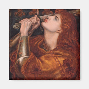 Íman Joana d'Arc (Retrato) (por Dante Gabriel Rossetti)