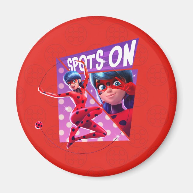 Íman Joaninha | Pontos No Gráfico Roxo (Frente)