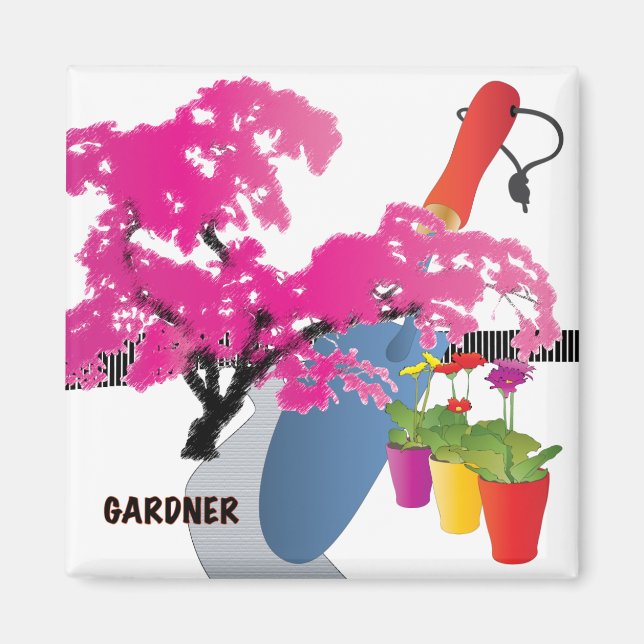 Íman Jobs Gardner Magnet (Frente)