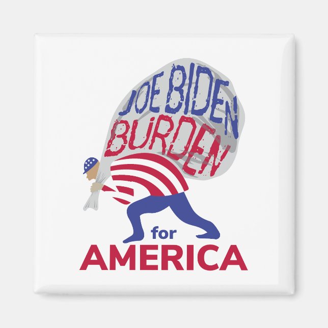 Íman Joe Biden Fardo para a América (Frente)