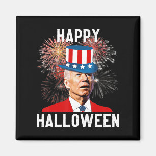 Íman Joe Biden Feliz Halloween Para Diversão Em Julho