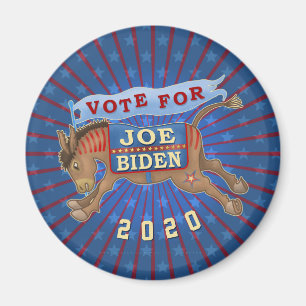 Íman Joe Biden para o Presidente 2020 Democrat Donkey