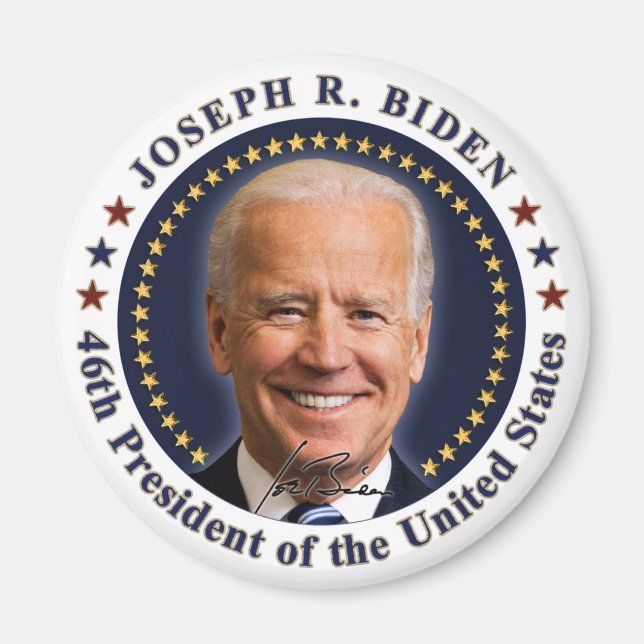 Íman Joe Biden Presidente Dia da Inauguração Souvenir (Frente)