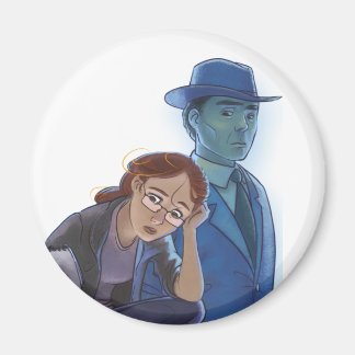 Íman Joey e Rosa imã de geladeira