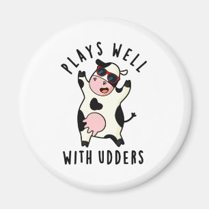 Íman Joga Bem Com Udders Cow Pun