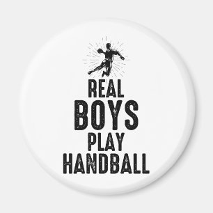 Íman Jogador de Andebol Equipe de Handballer Engraçado