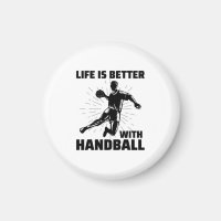 Jogador de Andebol Equipe de Handballer Engraçado