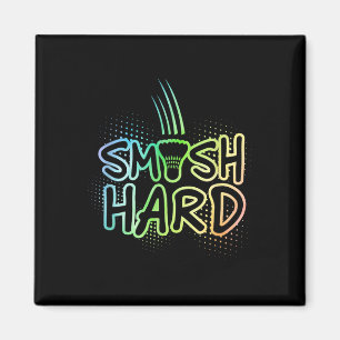 Íman Jogador de Badminton do Gráfico do Duro Smash Joga