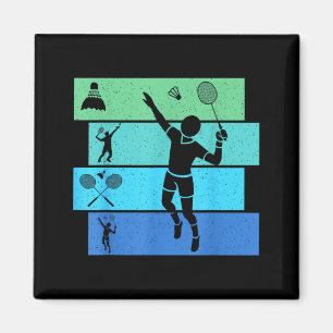 Íman Jogador de Badminton Treinador de Jogadores Fãs Me