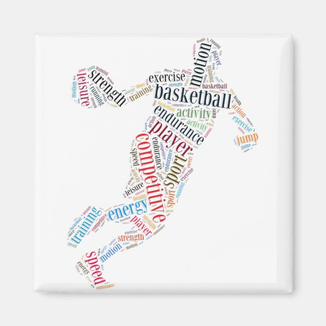 Íman Jogador de basquete (Frente)