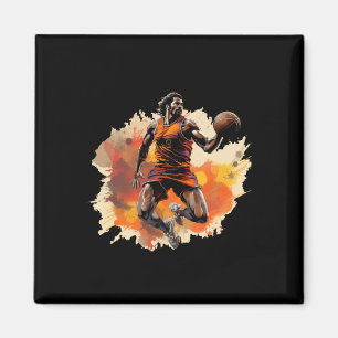 Íman Jogador De Basquete Na Design De Arte 1