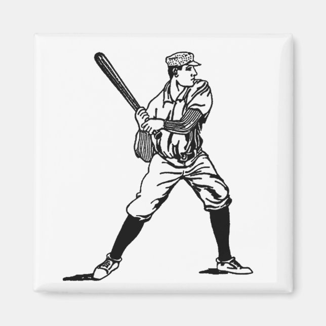Íman Jogador de beisebol 3 (Frente)