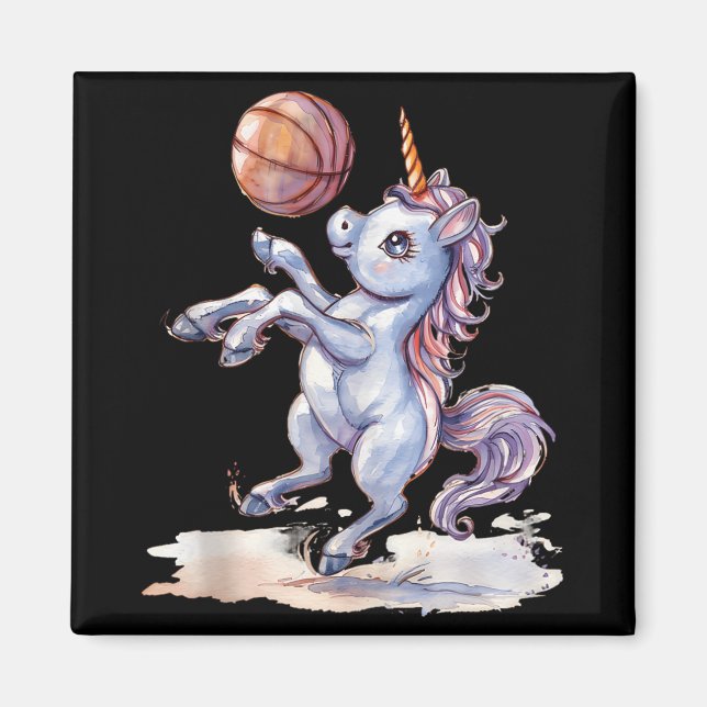 Íman Jogador de bola de basquete U, de basquetebol Trab (Frente)