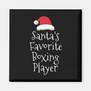 Íman Jogador de Boxas Favorito do Santas - Bo Engraçado