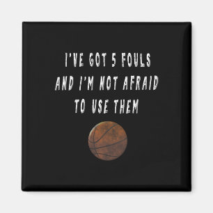 Íman Jogador de Bysketbyll Divertido Lixeira Falando Ca