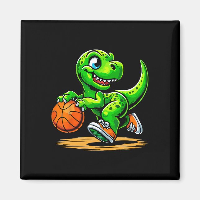 Íman Jogador de esqueleto de T-rex Dinossauro  (Frente)