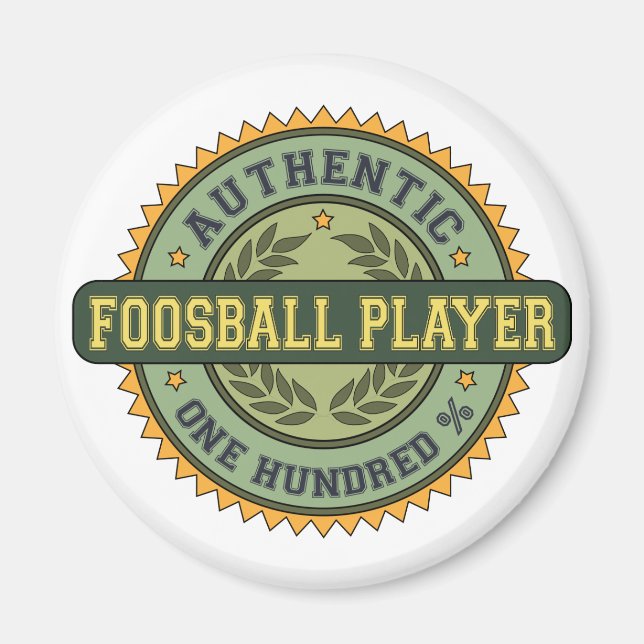 Íman Jogador de Foosball Autêntico (Frente)