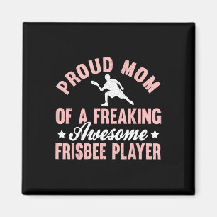 Íman Jogador de Frisbee Ultimate Frisbee Disc Golf Mãe 