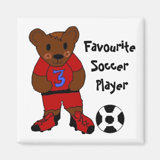 Íman Jogador de Futebol Favorito (Frente)