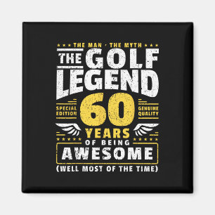 Íman Jogador de Golfe de 60 anos, aniversário