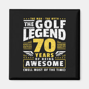 Íman Jogador de Golfe de Aniversário de 70 70 Anos