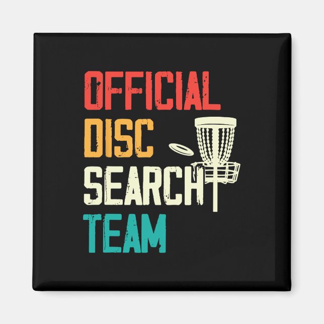 Íman Jogador de Golfe de Disco Frisbee Discóbolo Disco  (Frente)