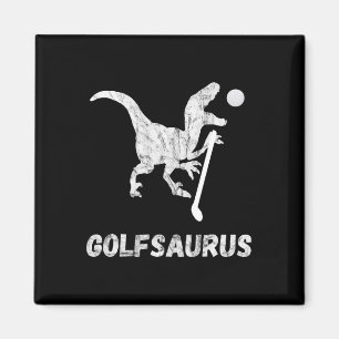 Íman Jogador de Golfe Miniatura Engraçado Golfista Dino