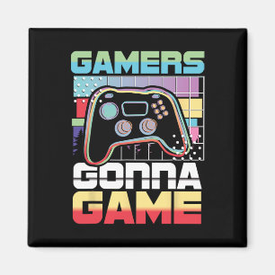 Íman Jogador de jogos do Gongo Engraçado