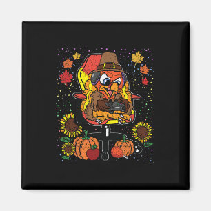 Íman Jogador de jogos no dia de agradecimento