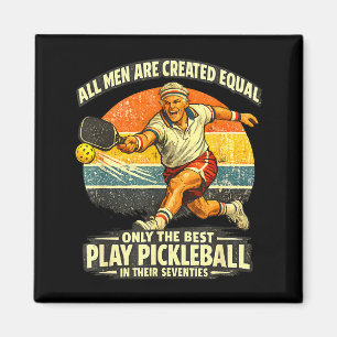 Íman Jogador de pickleball engraçado de 70 anos de idad