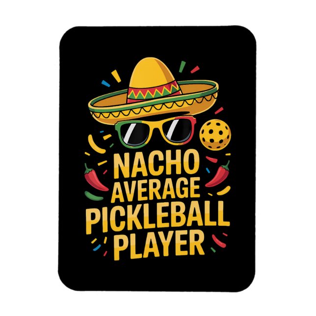 Íman Jogador de Pickleball Não Médio (Vertical)