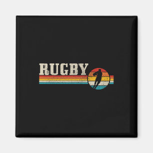 Íman Jogador de Rugby Vintage Esporte Retro Homens Meni