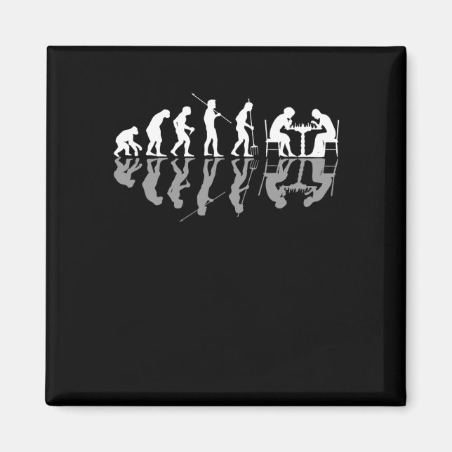 Íman Jogador de xadrez do Chess Evolution (Frente)