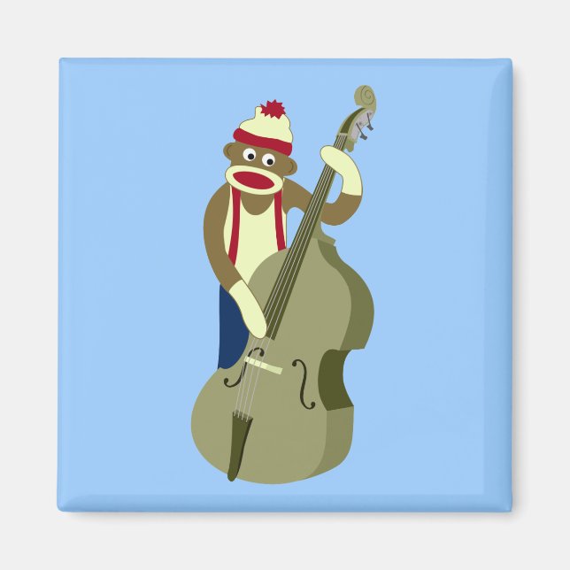 Íman Jogador do Bass de Meia-Macaco em Direita (Frente)