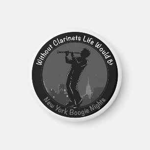 Íman Jogador do clarinete de New York