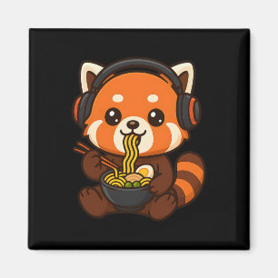Íman Jogador do Red Panda Gaming Comendo Ramen 