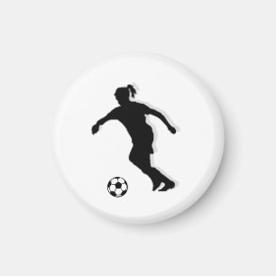 Íman Jogador do TAG da menina do futebol (fêmea) - mai