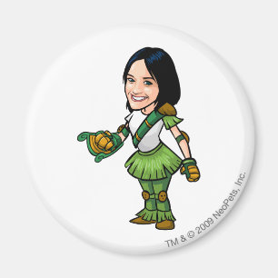 Íman Jogador dos funcionarios da ilha do mistério de