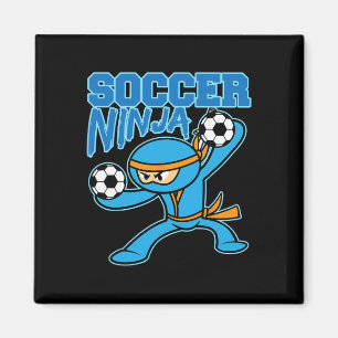 Íman Jogador Ninja de Futebol Amante de Futebolzinho Fo