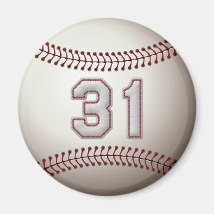 Íman Jogador número 31 - pontos legal do basebol