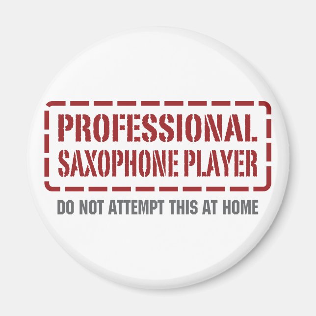 Íman Jogador Saxofone profissional (Frente)