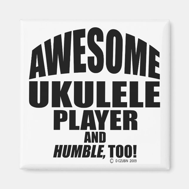 Íman Jogador Ukulele Incrível (Frente)