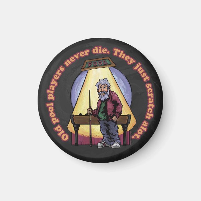 Íman Jogadores antigos de Piscina (Frente)