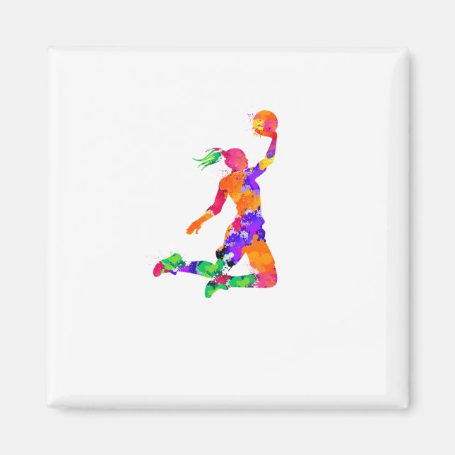 Íman Jogadores De Basquete Para Ventiladores De Basquet (Frente)